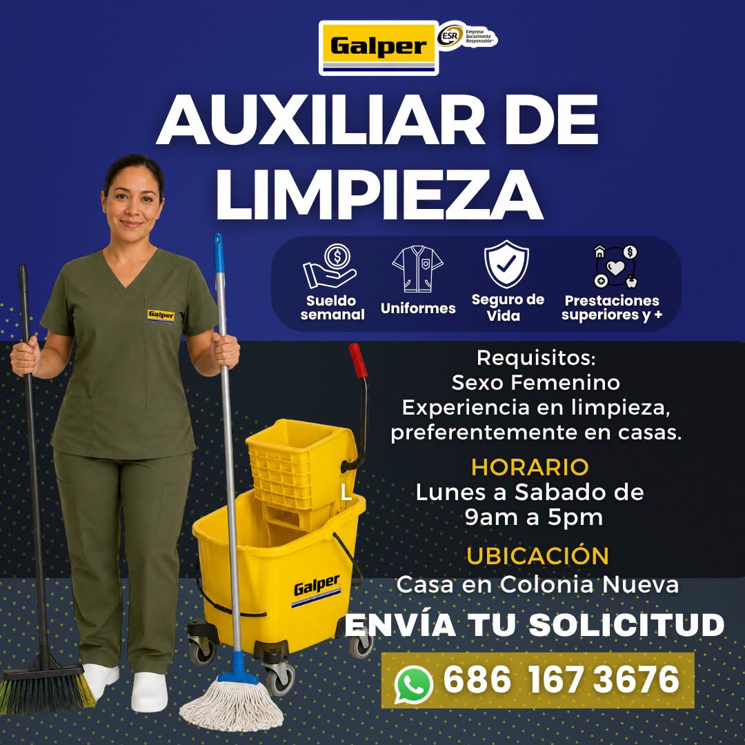 Auxiliar de Limpieza