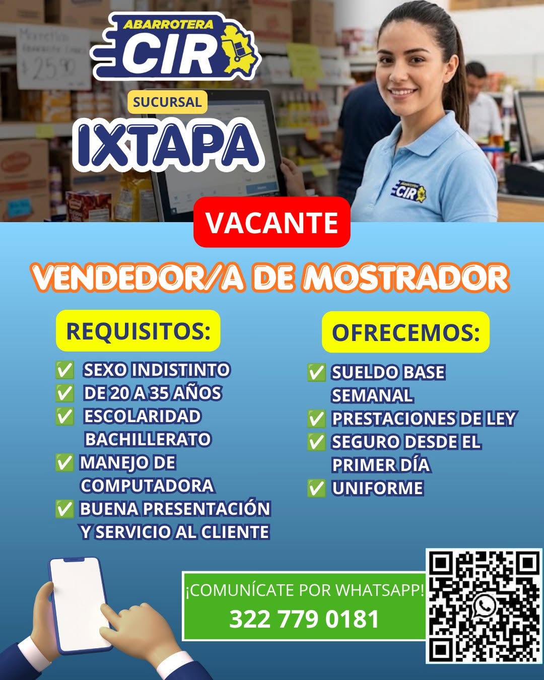 Vacante disponible