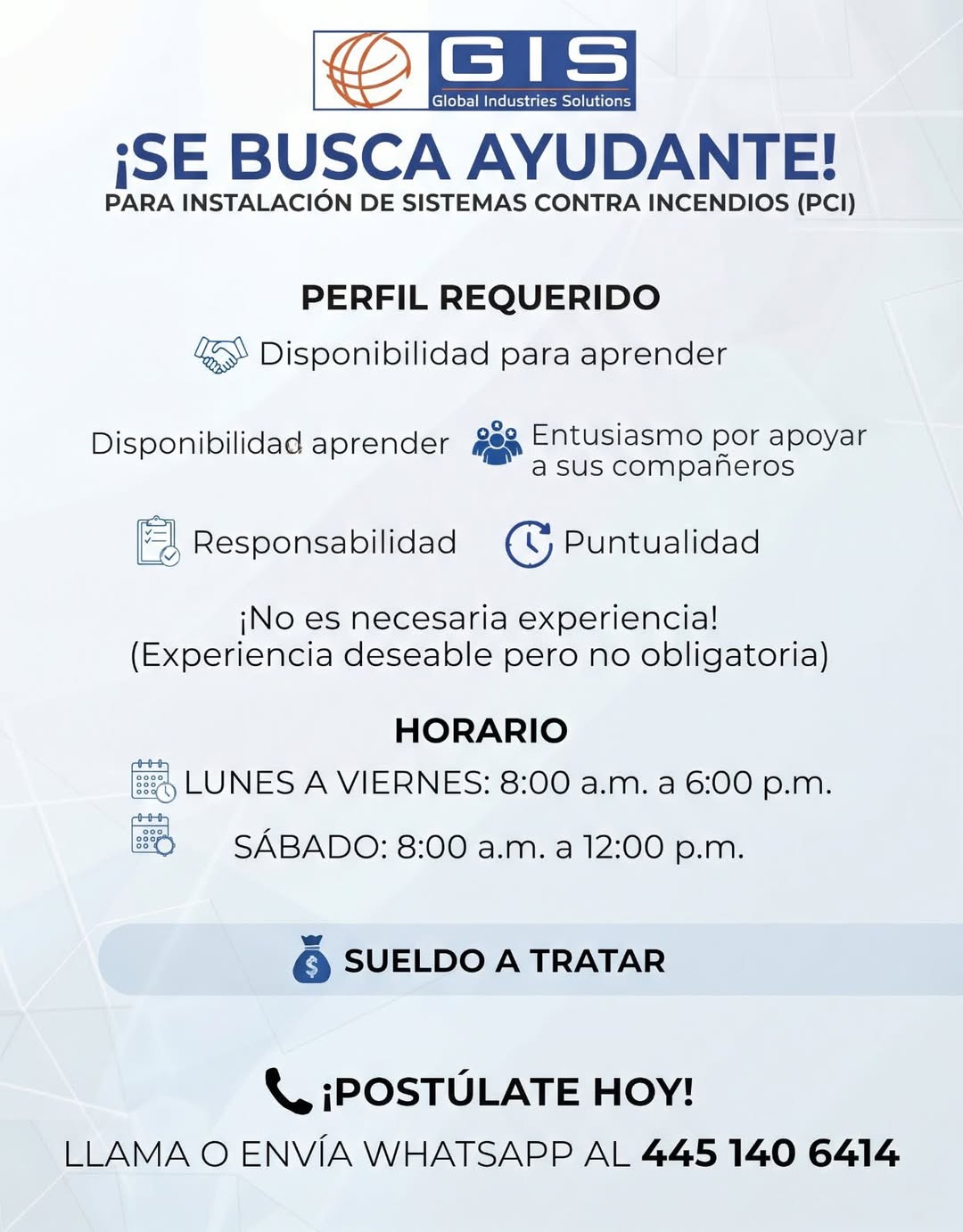 Vacante en obra
