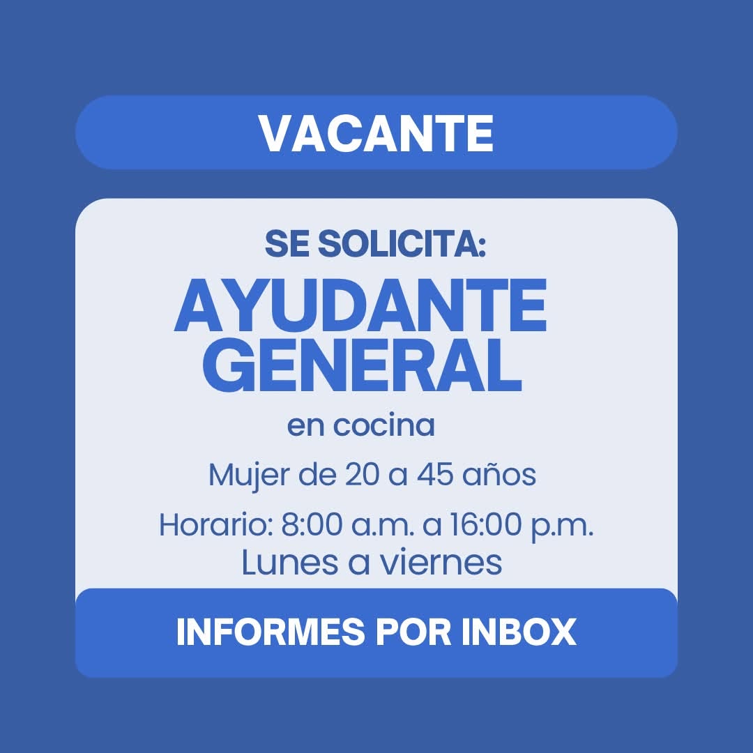 Vacante disponible
