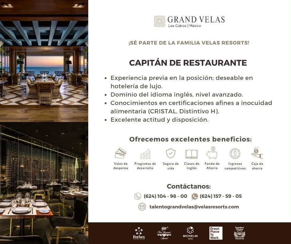 Capitán de Restaurante