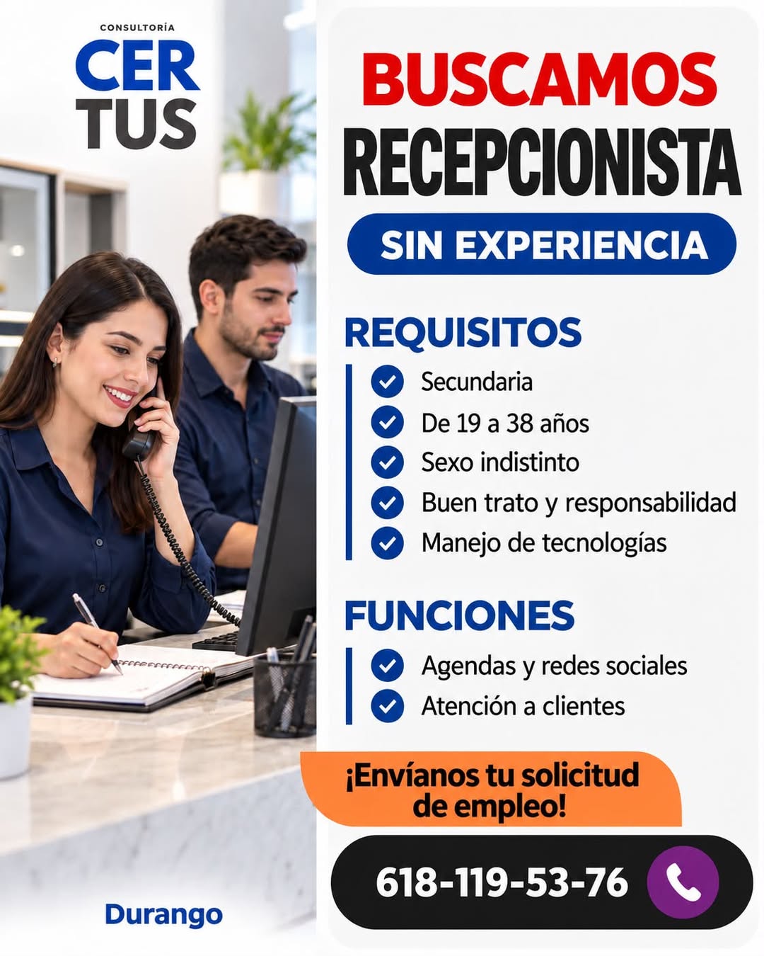 Recepcionista