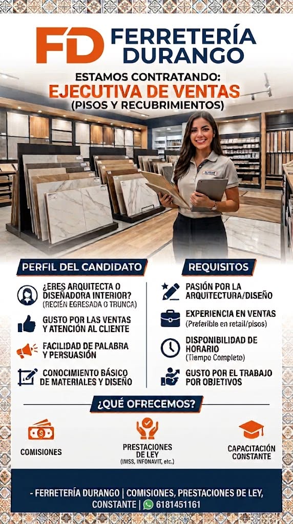 Vendedora de Pisos