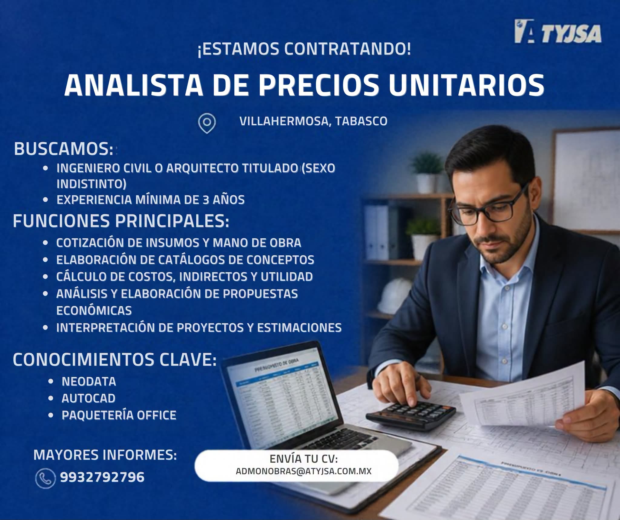 Analista de Precios Unitarios