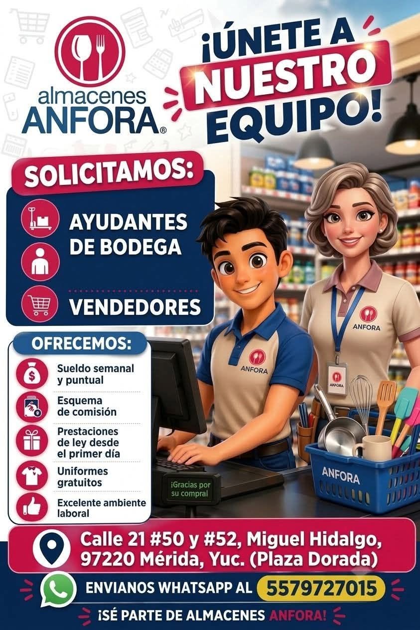 Ayudante de Bodega