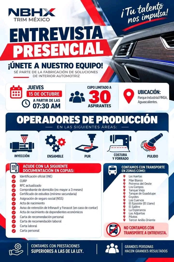 Vacante disponible