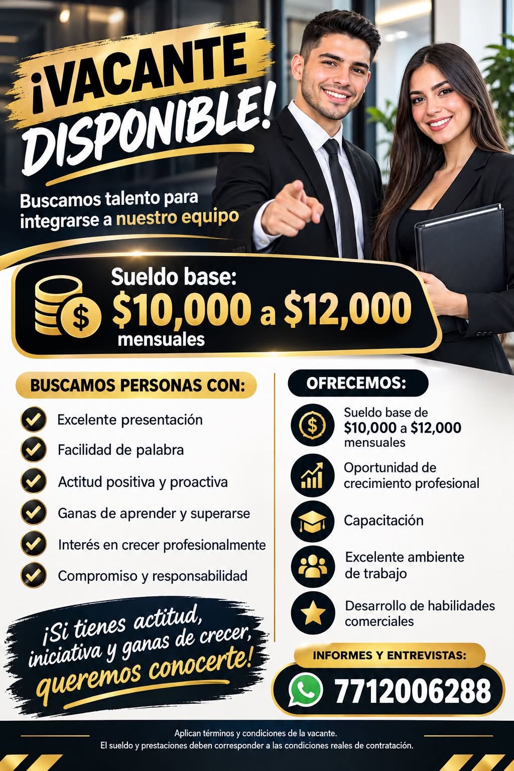 Vacante disponible