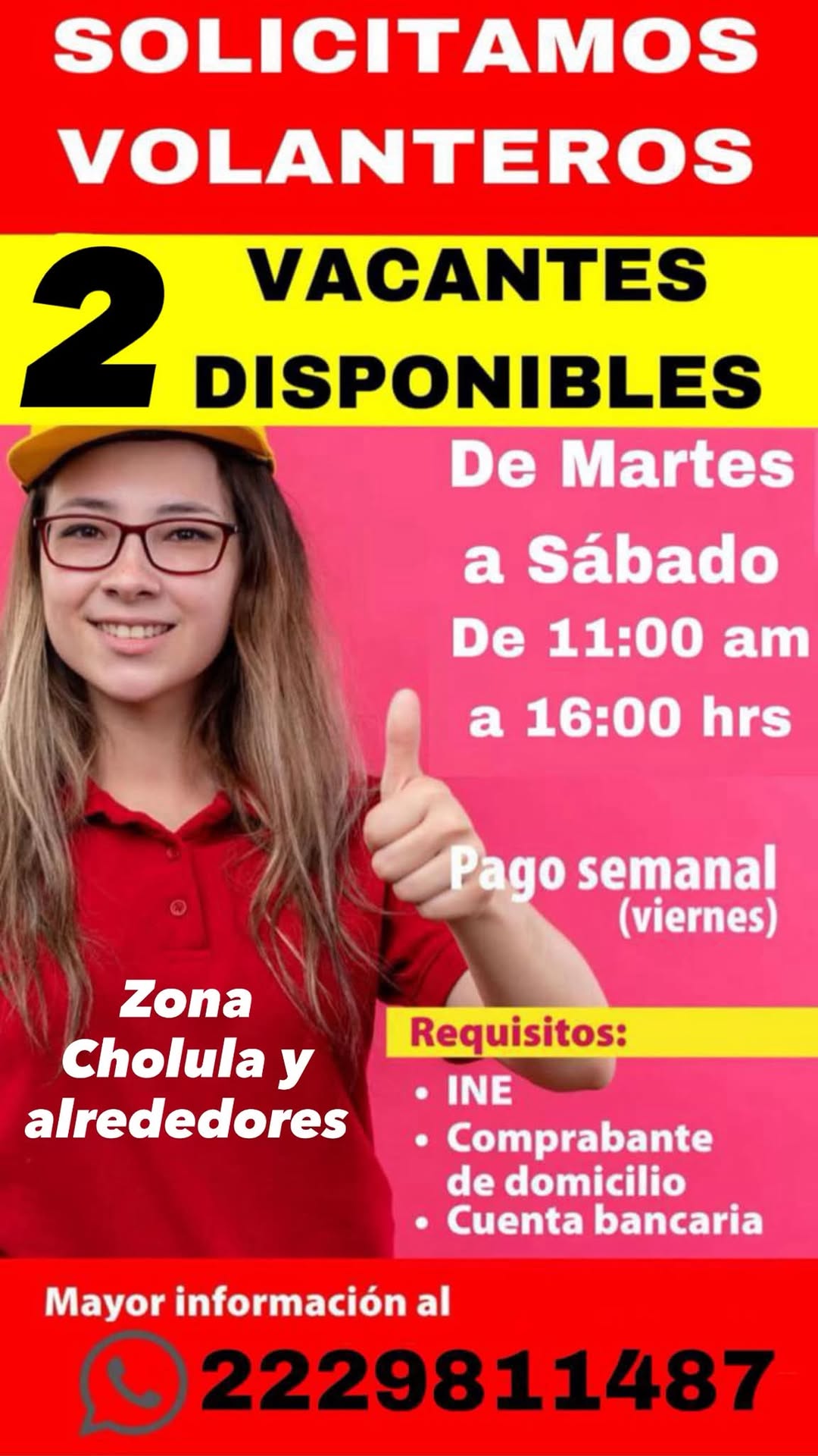 Vacante disponible
