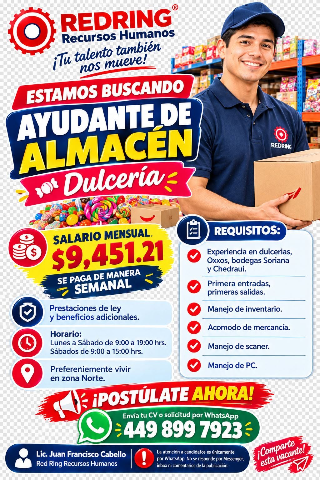 Ayudante de Almacén