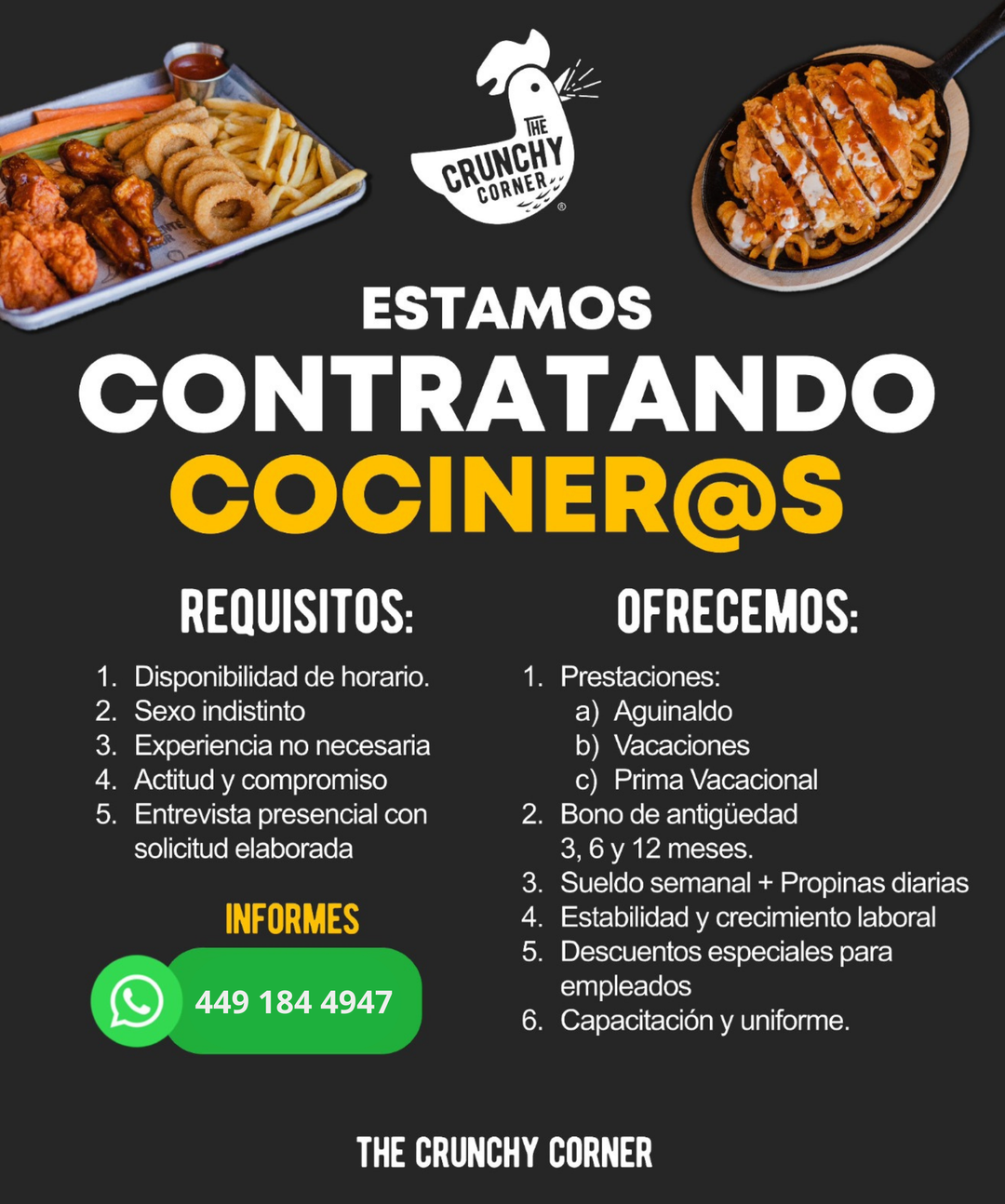 Vacante disponible