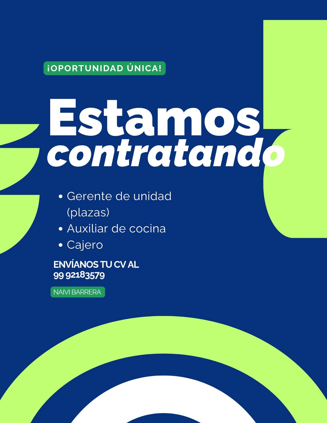 Vacante disponible