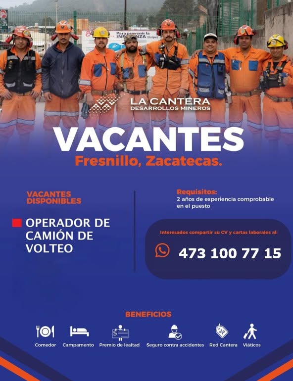 Operador de Camión Volteo