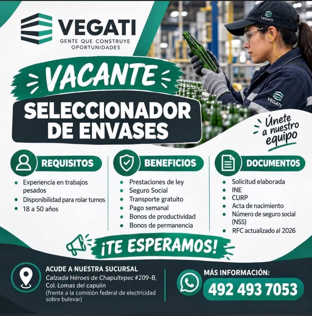 Vacante disponible