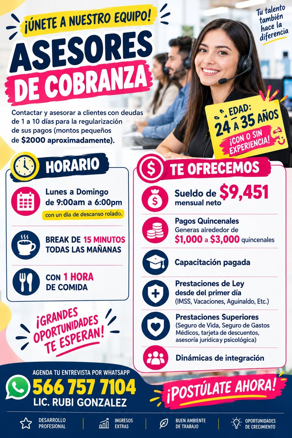 Asesor de Cobranza