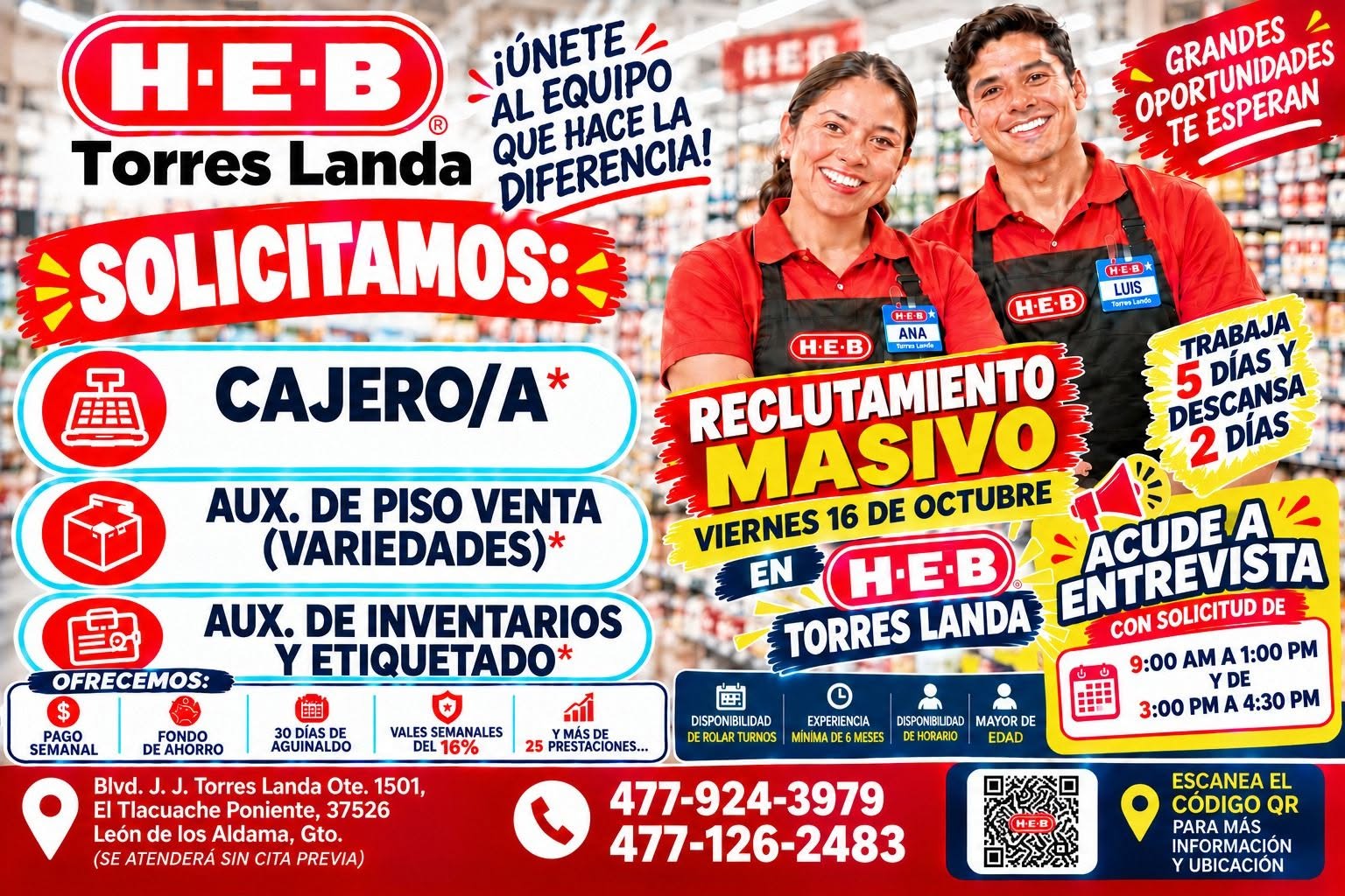 Vacante disponible