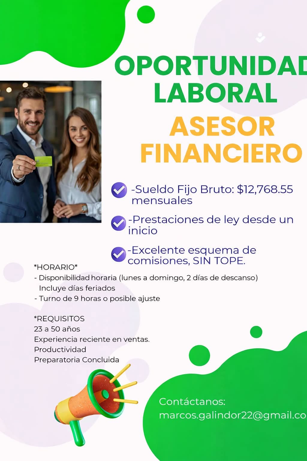 Vacante disponible
