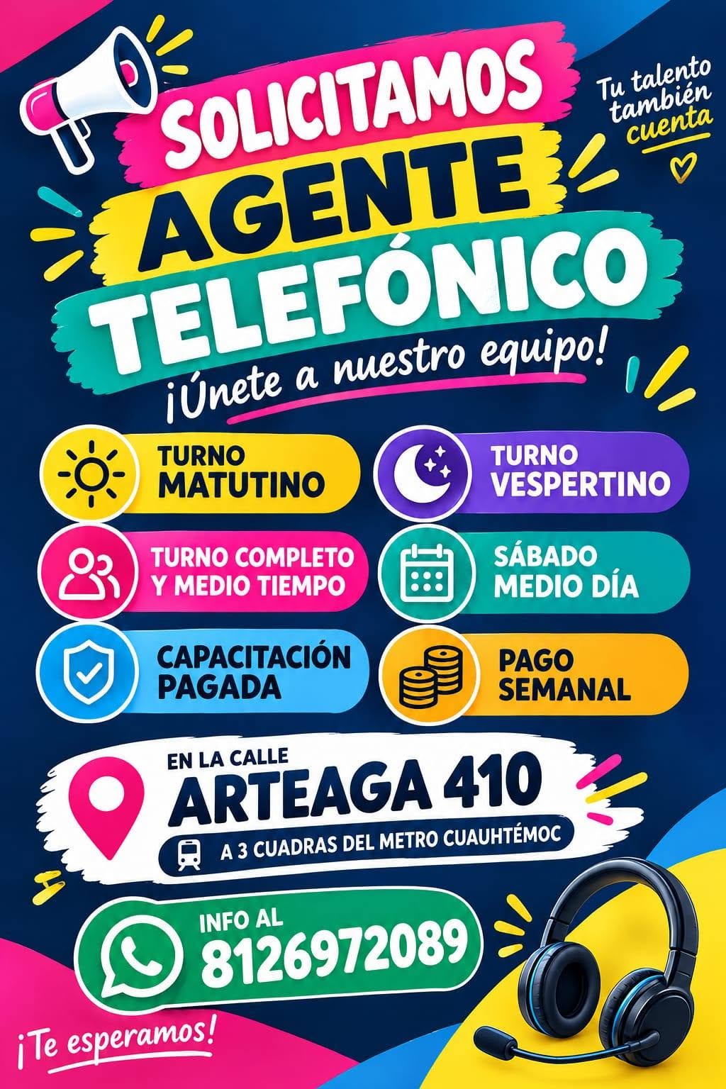 Vacante disponible