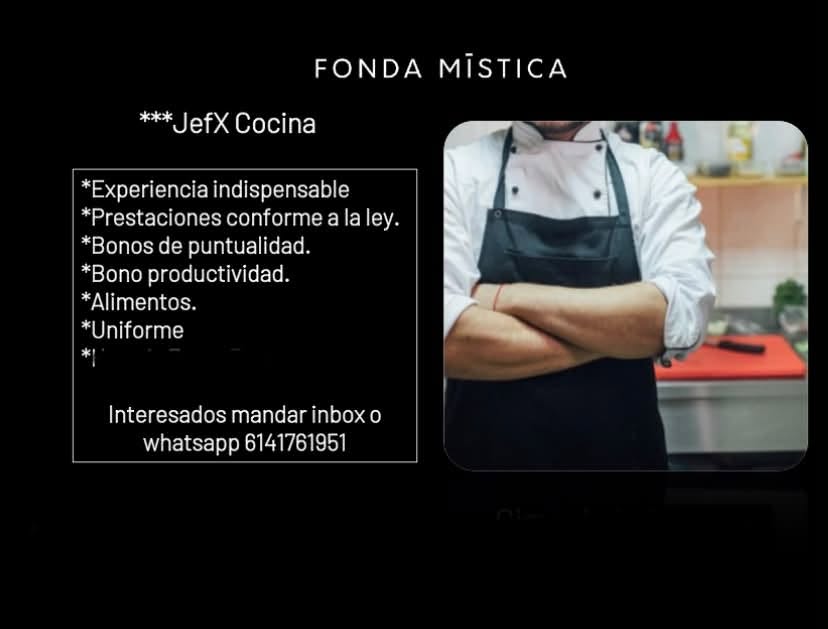 Jefe de Cocina