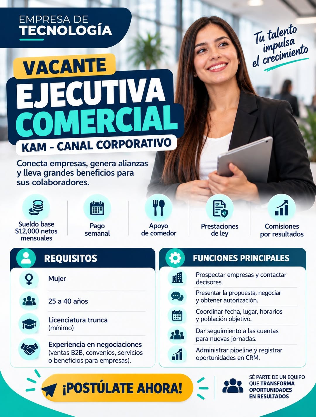 Ejecutiva Comercial