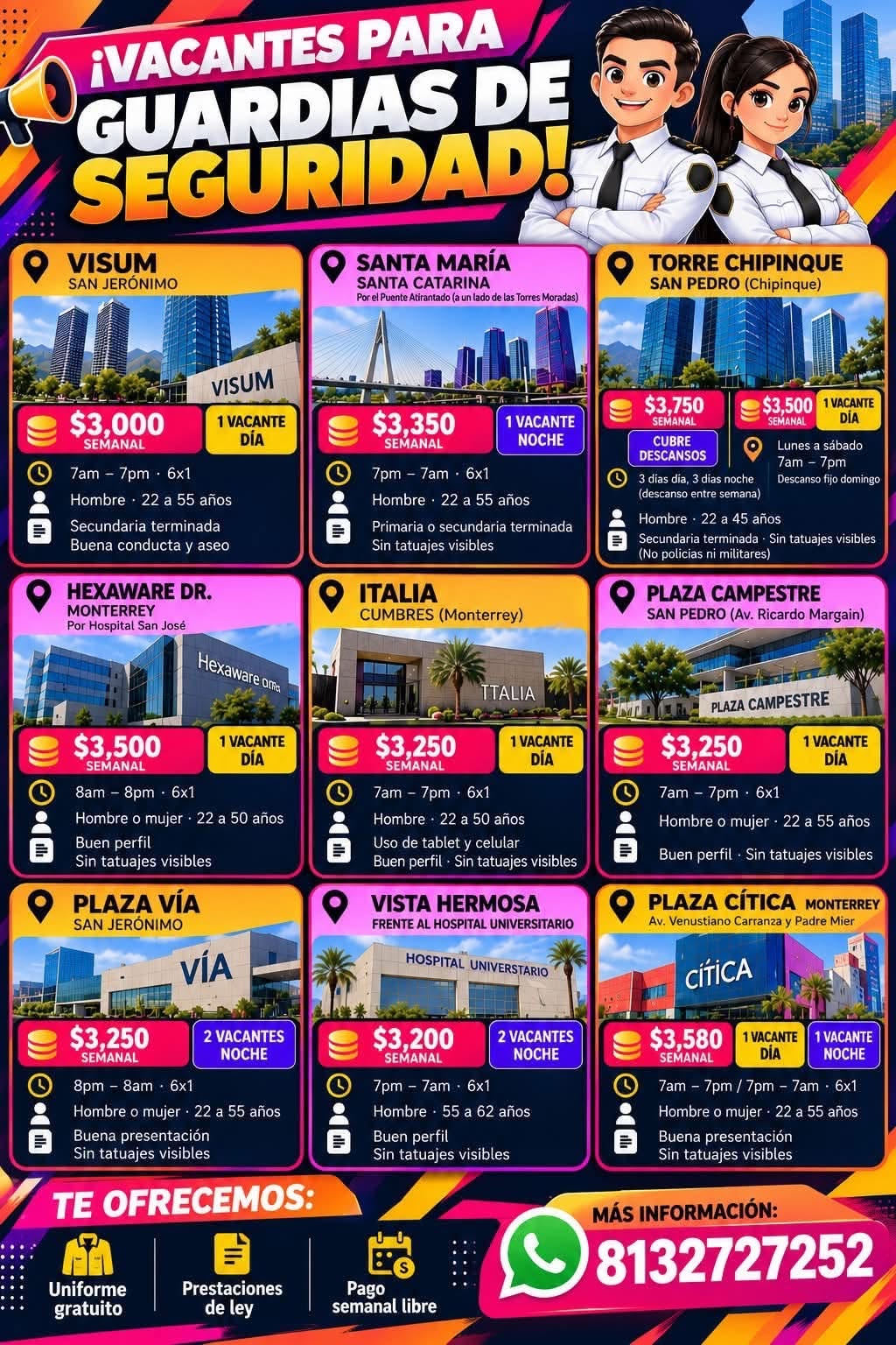 Vacante disponible
