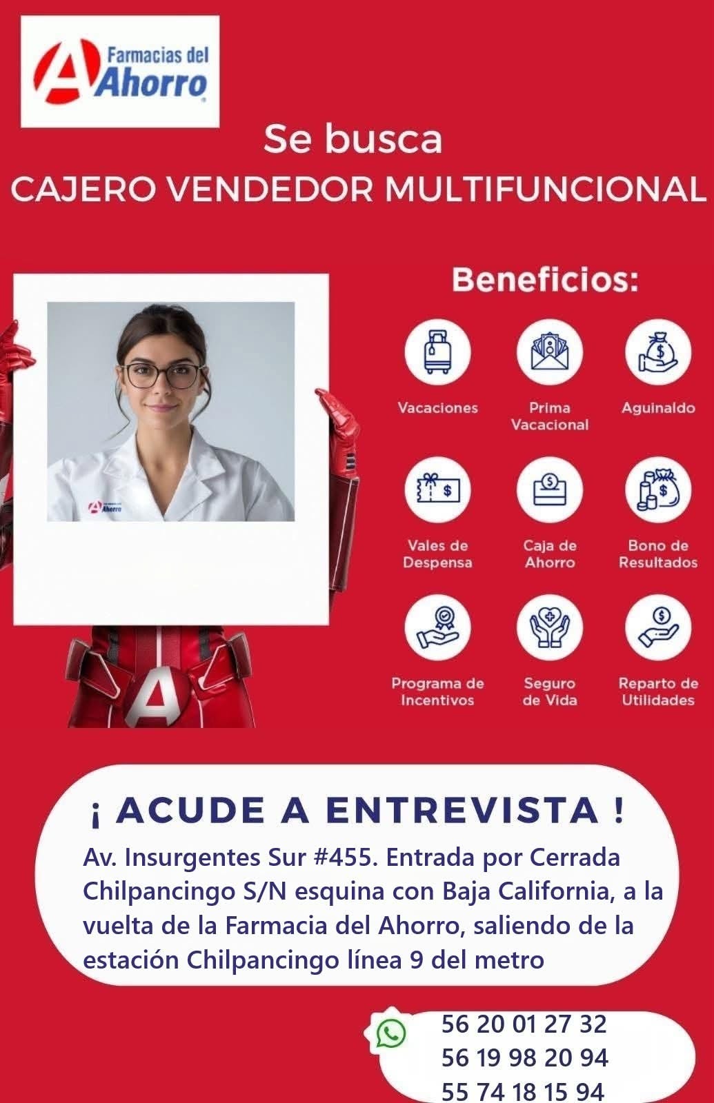 Cajero(a) Vendedor(a) Multifuncional