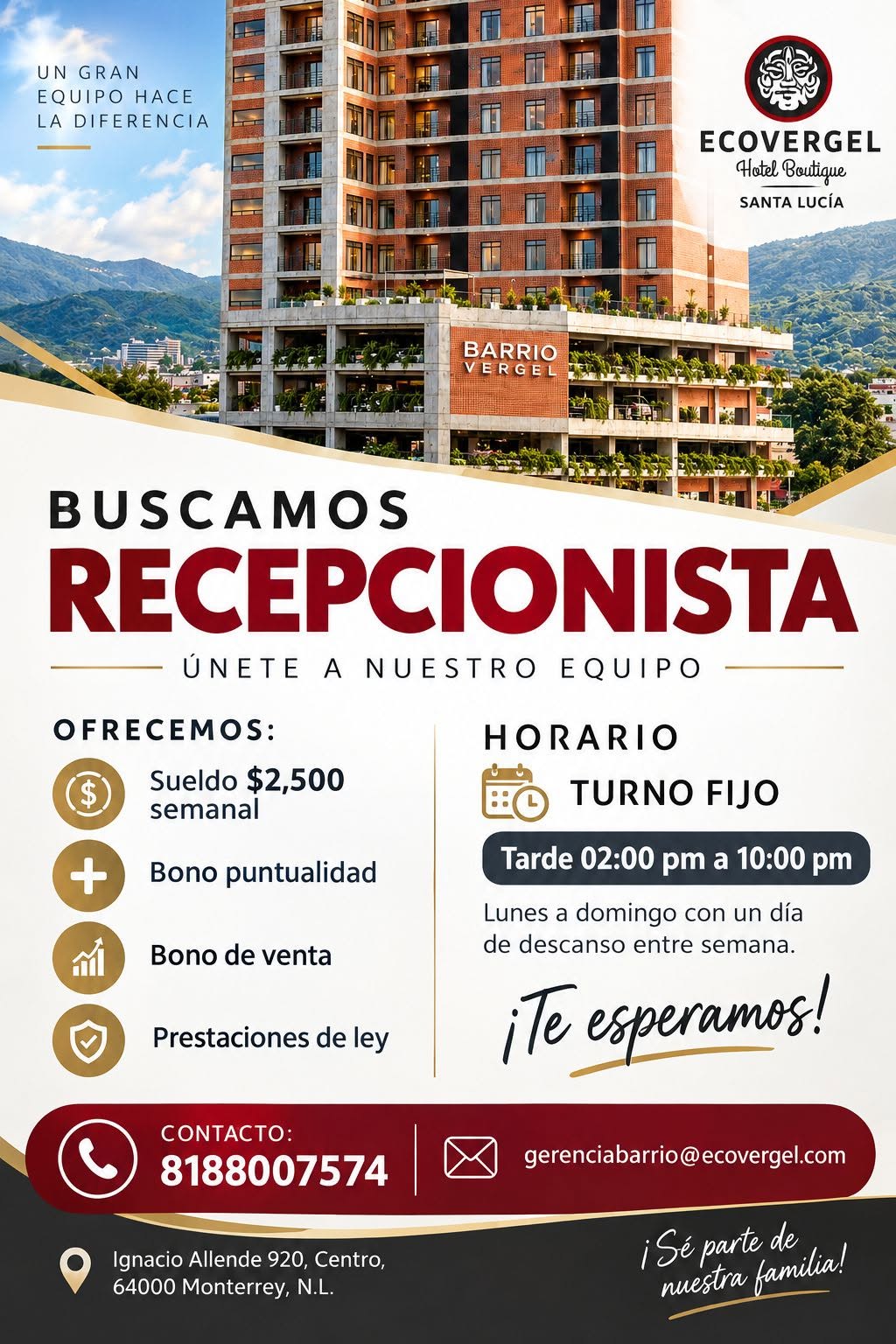 Recepcionista