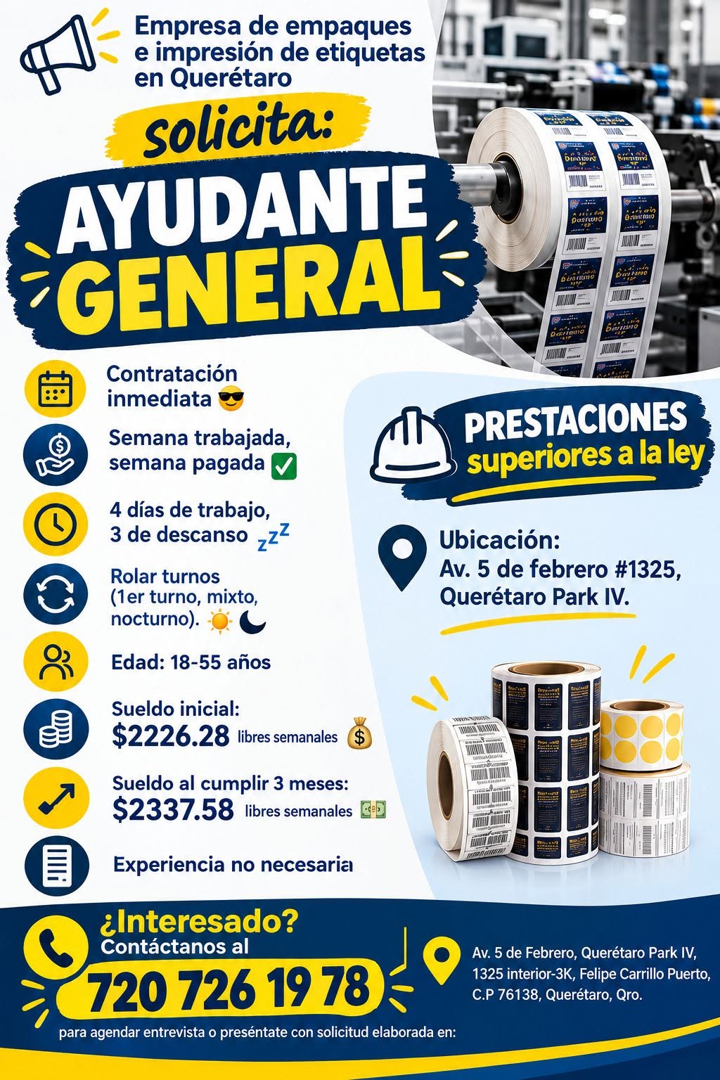 Vacante disponible