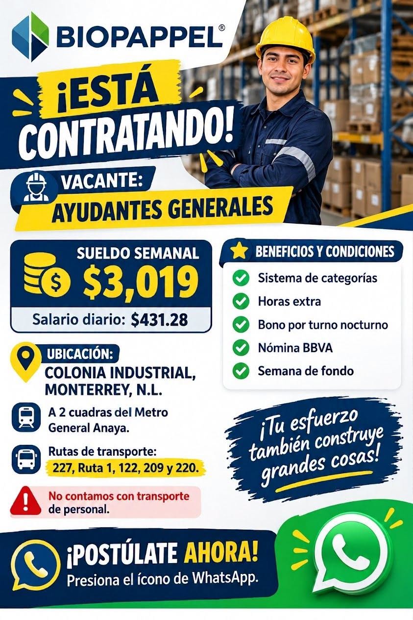 Vacante disponible