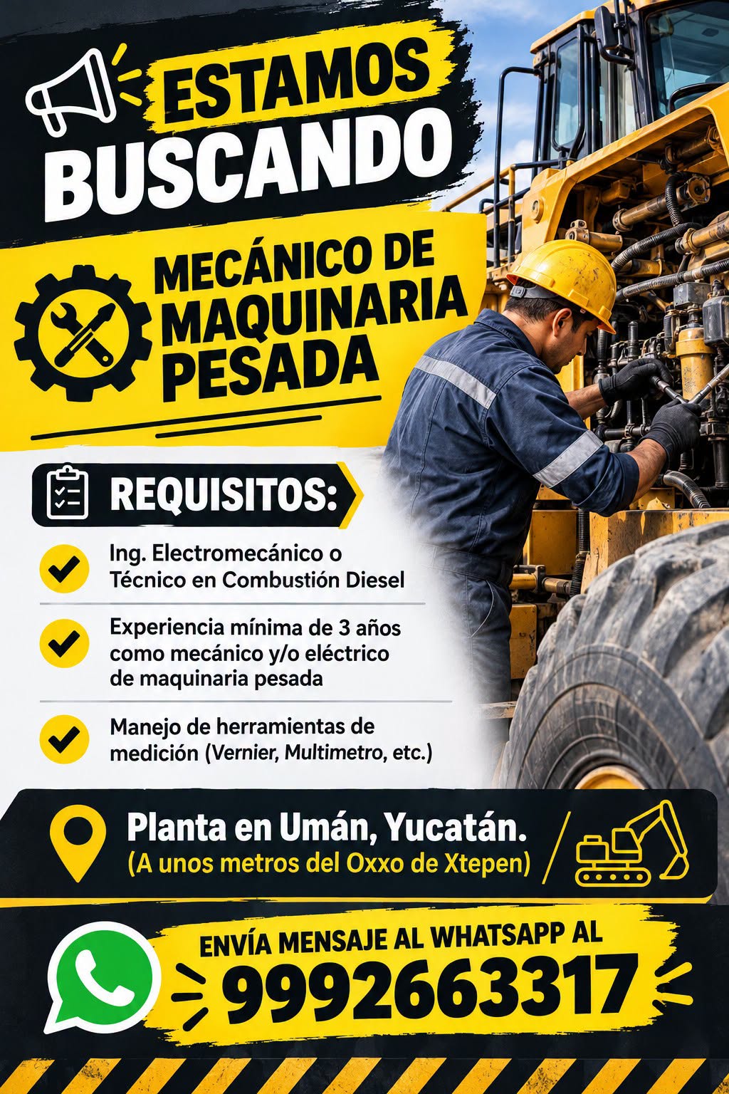 Mecánico de Maquinaria Pesada