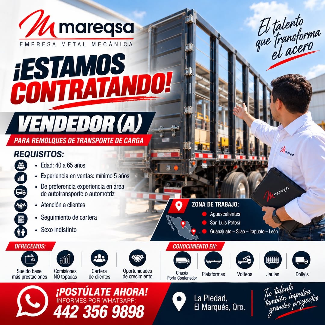 Vendedor(a) de Remolques