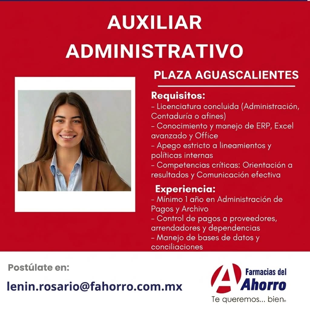Auxiliar Administrativo