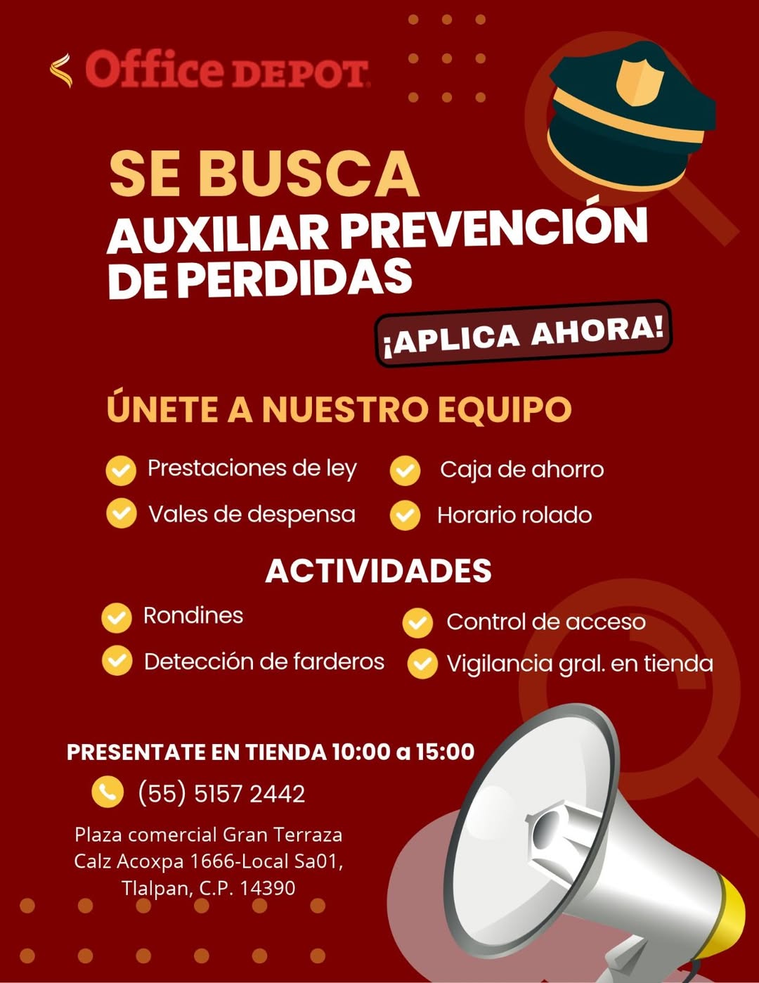 Vacante disponible