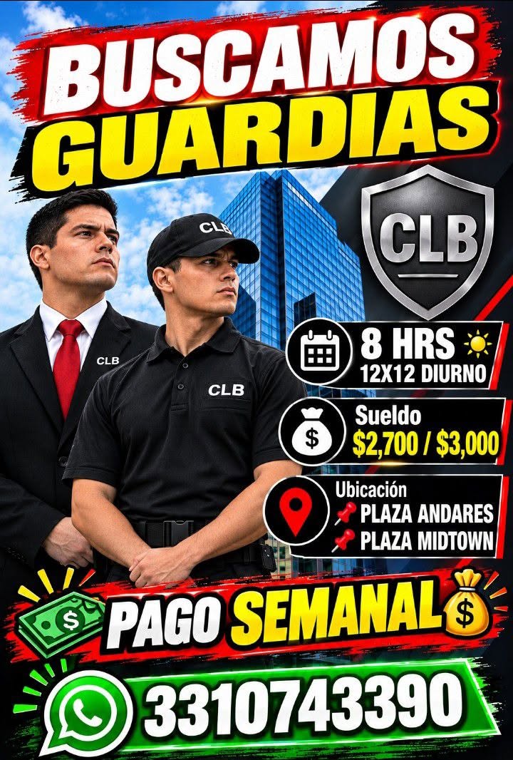 Elemento de Seguridad en Plaza Andares