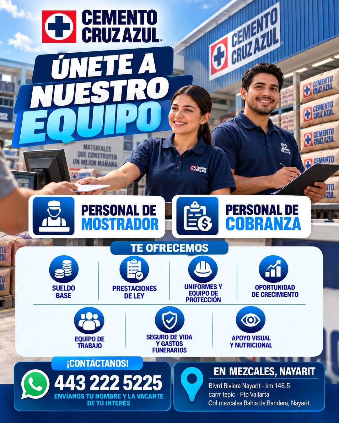 Personal de Mostrador