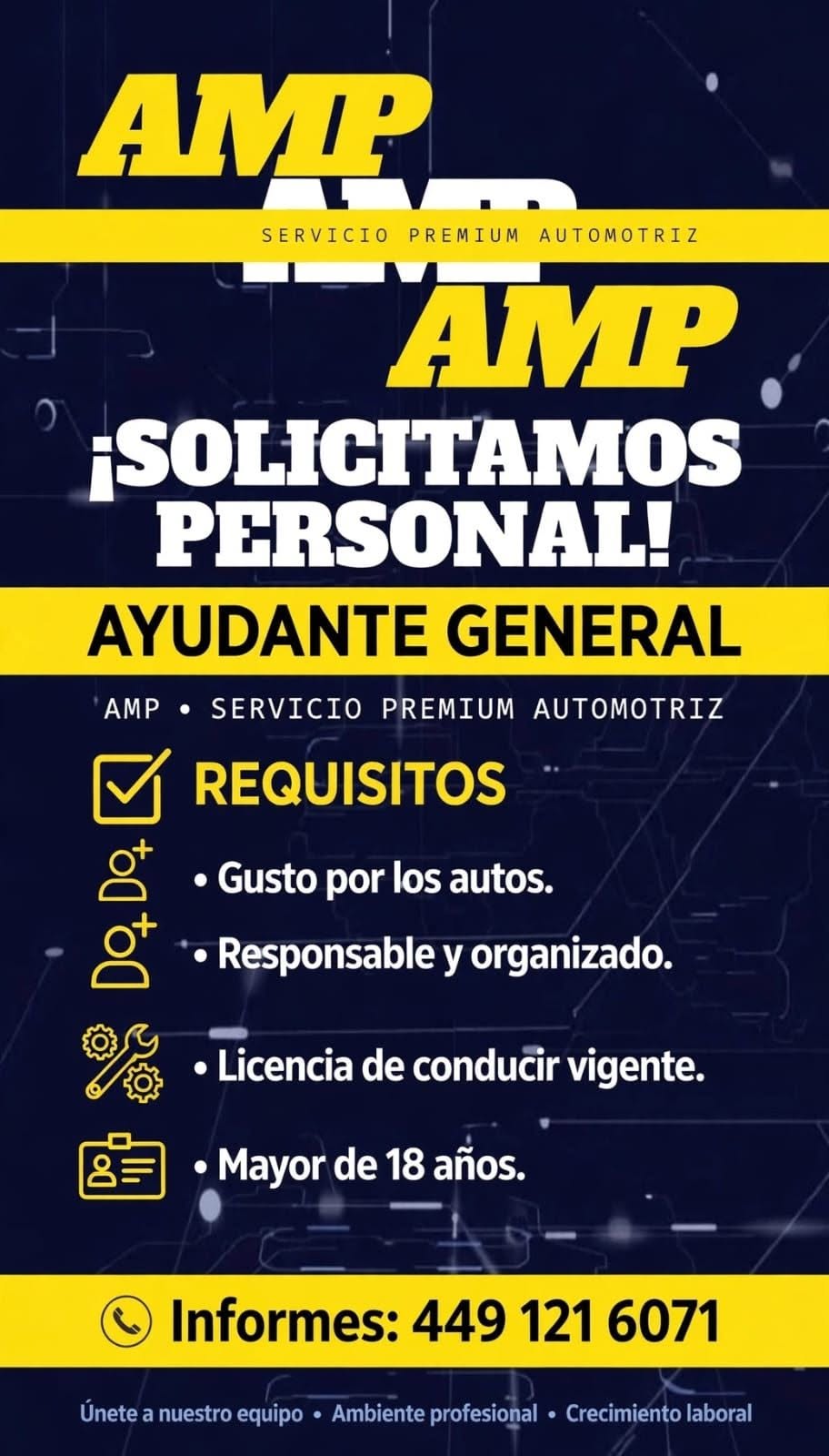 Vacante disponible
