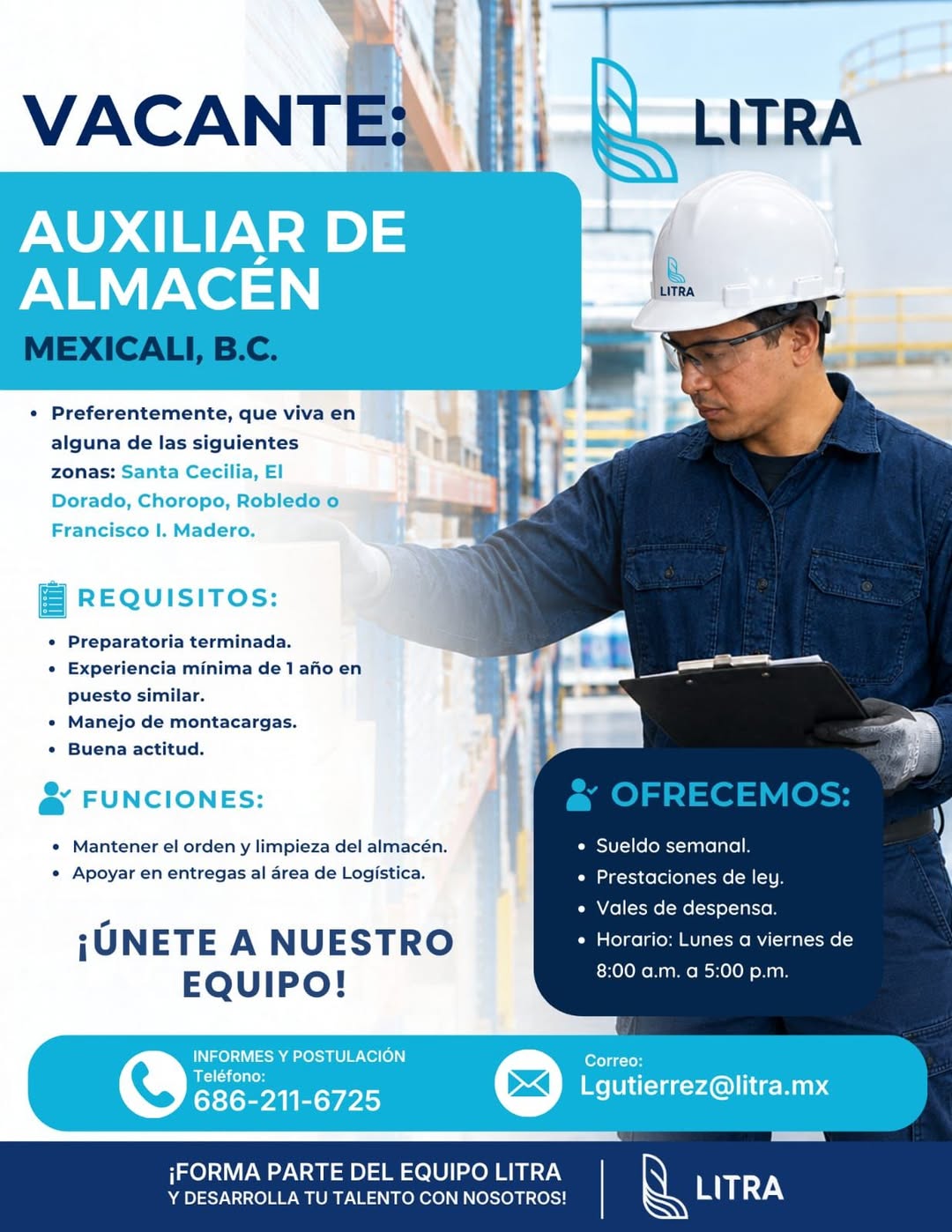 Auxiliar de almacén