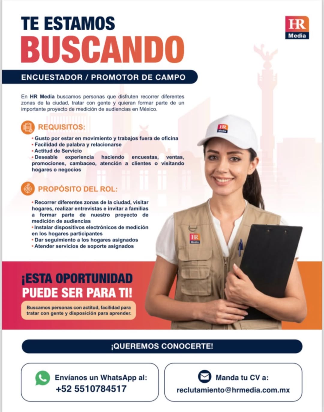 Promotor/Encuestador de Campo
