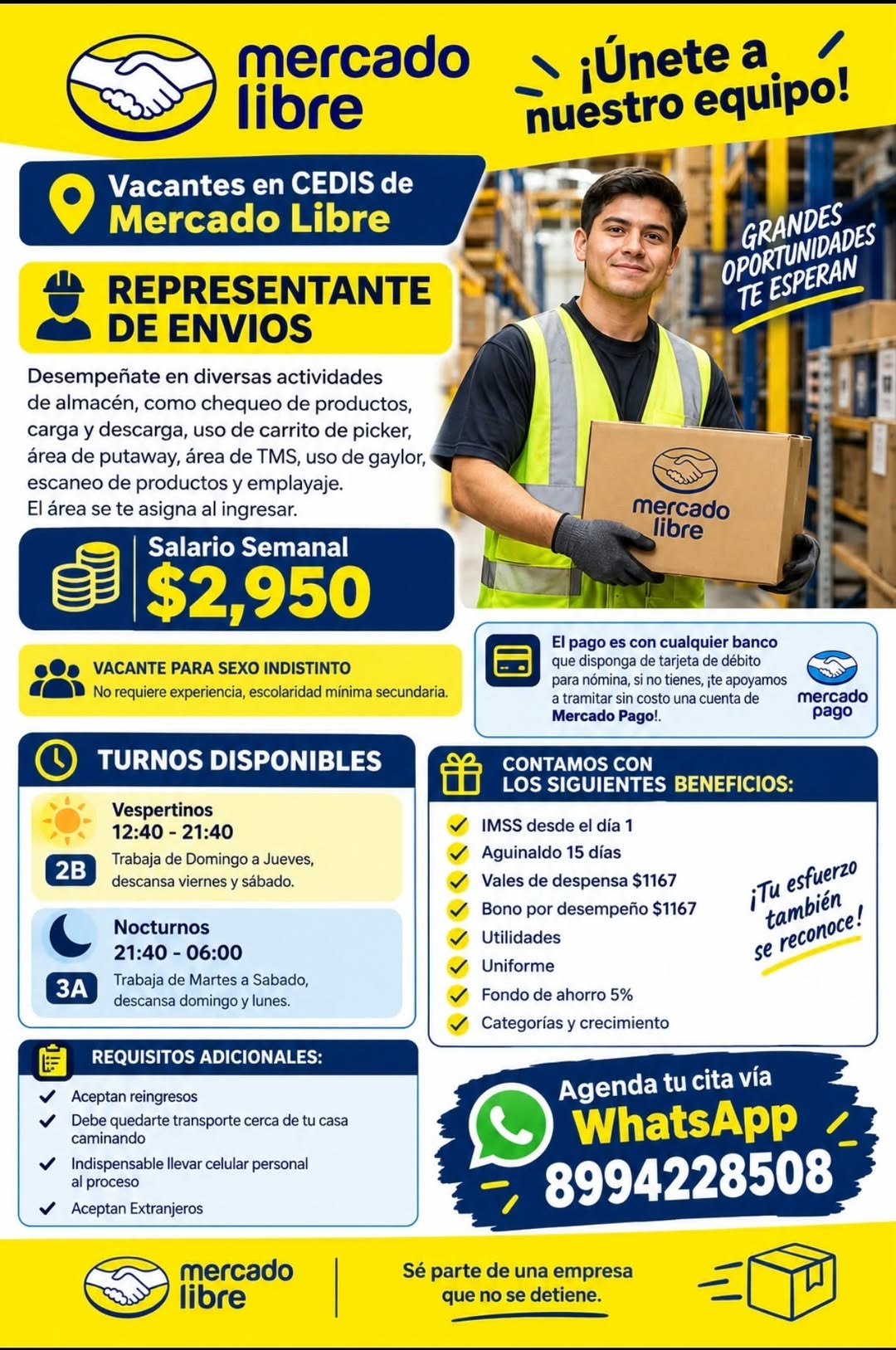 Vacante disponible