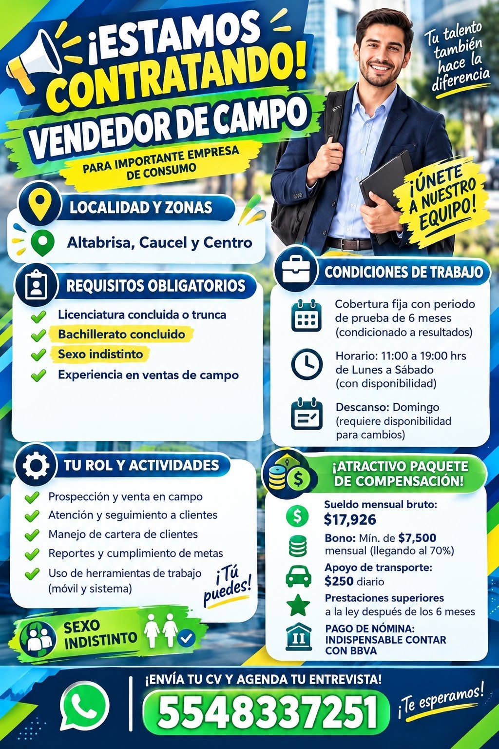 Vendedor de Campo