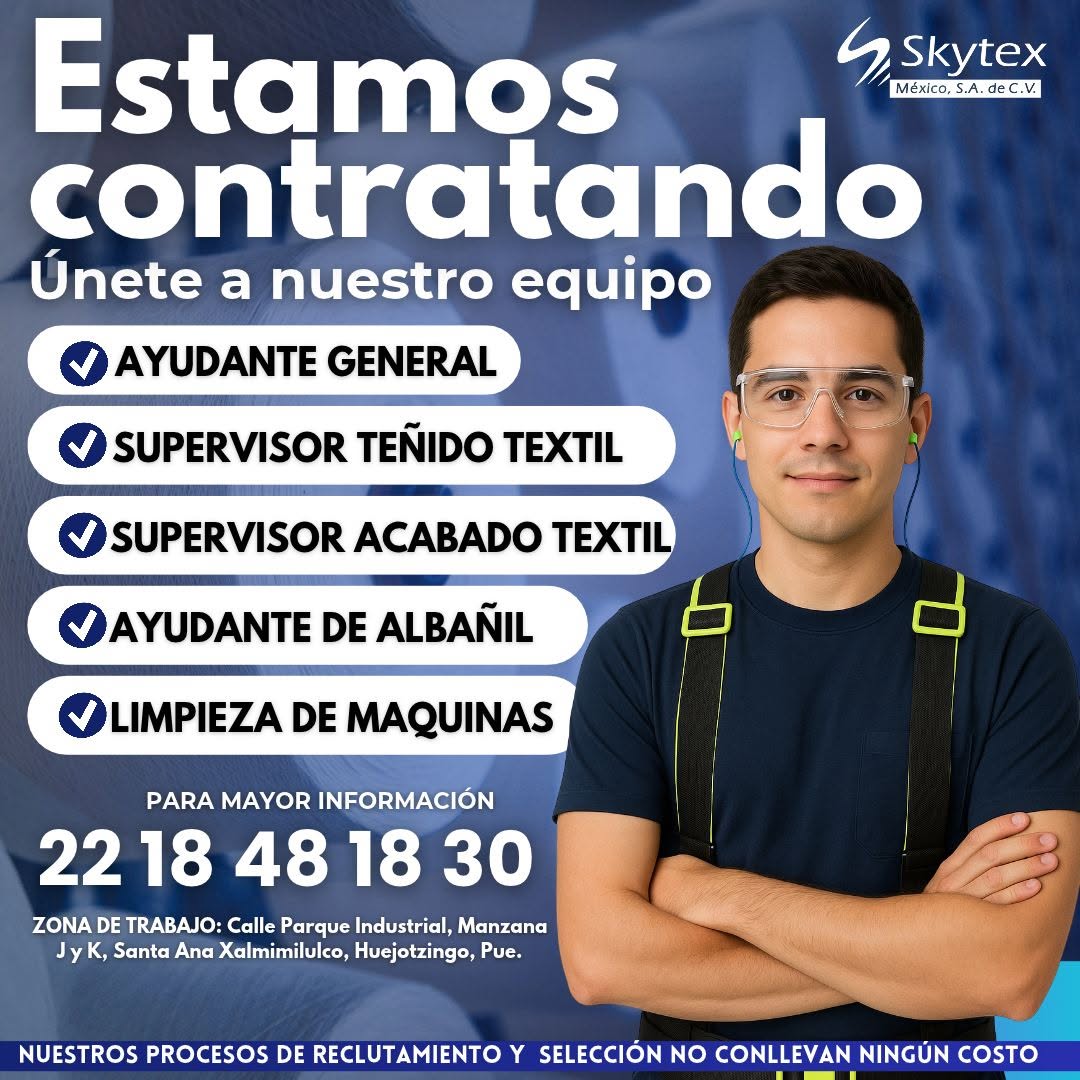 Supervisor de Teñido Textil