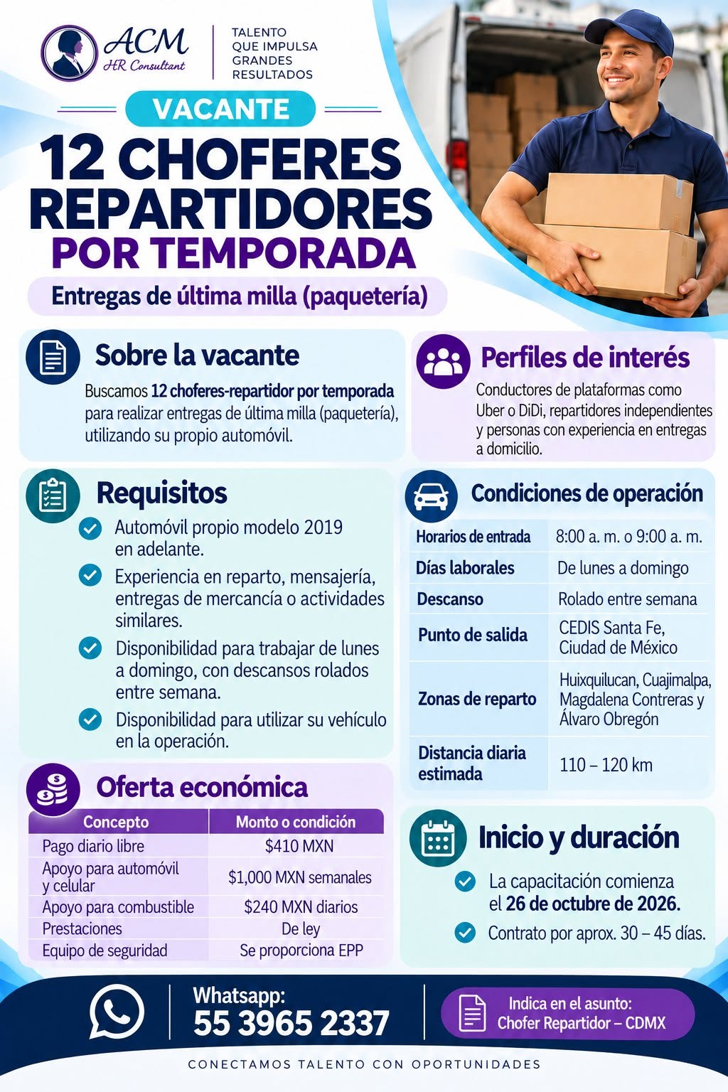 Chofer-repartidor
