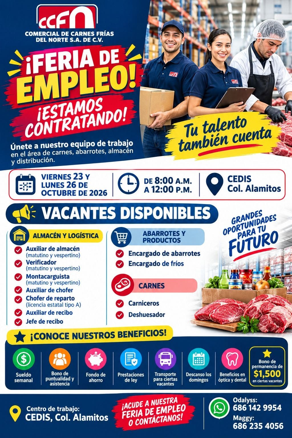 Vacante en Almacén