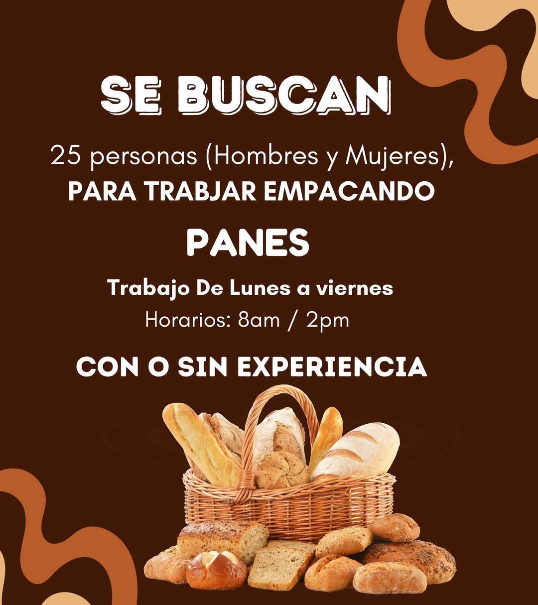 Personal para Panadería