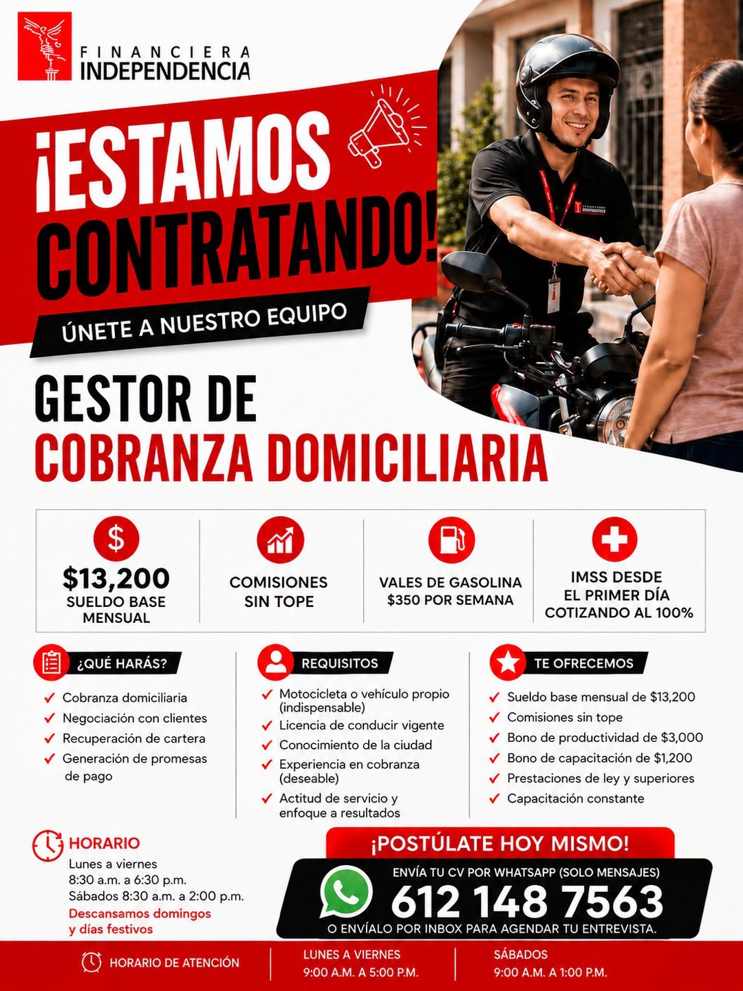 Vacante disponible