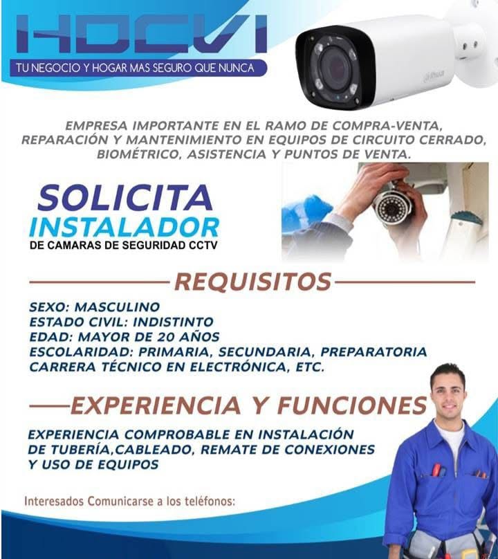 Instalador de Cámaras de Seguridad