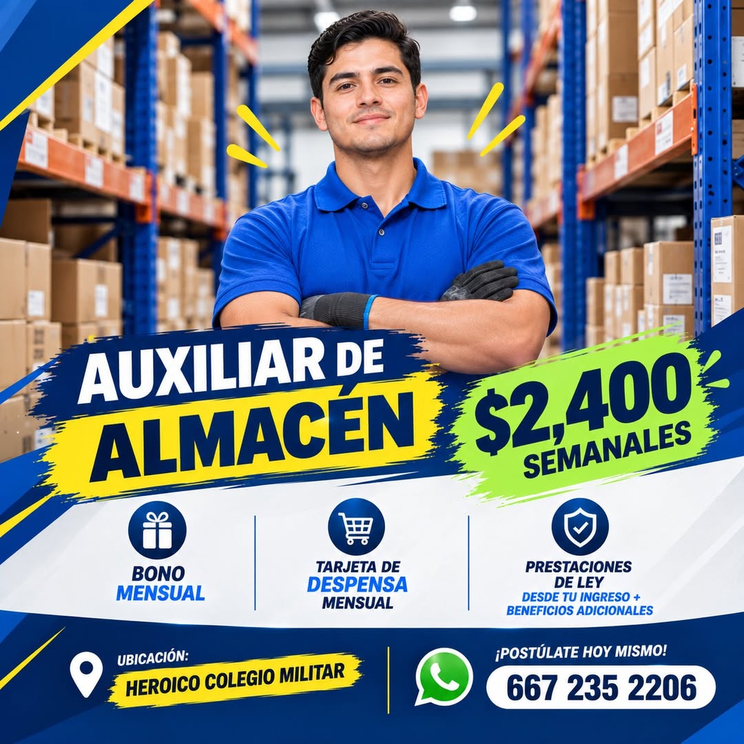 Auxiliar de Almacén