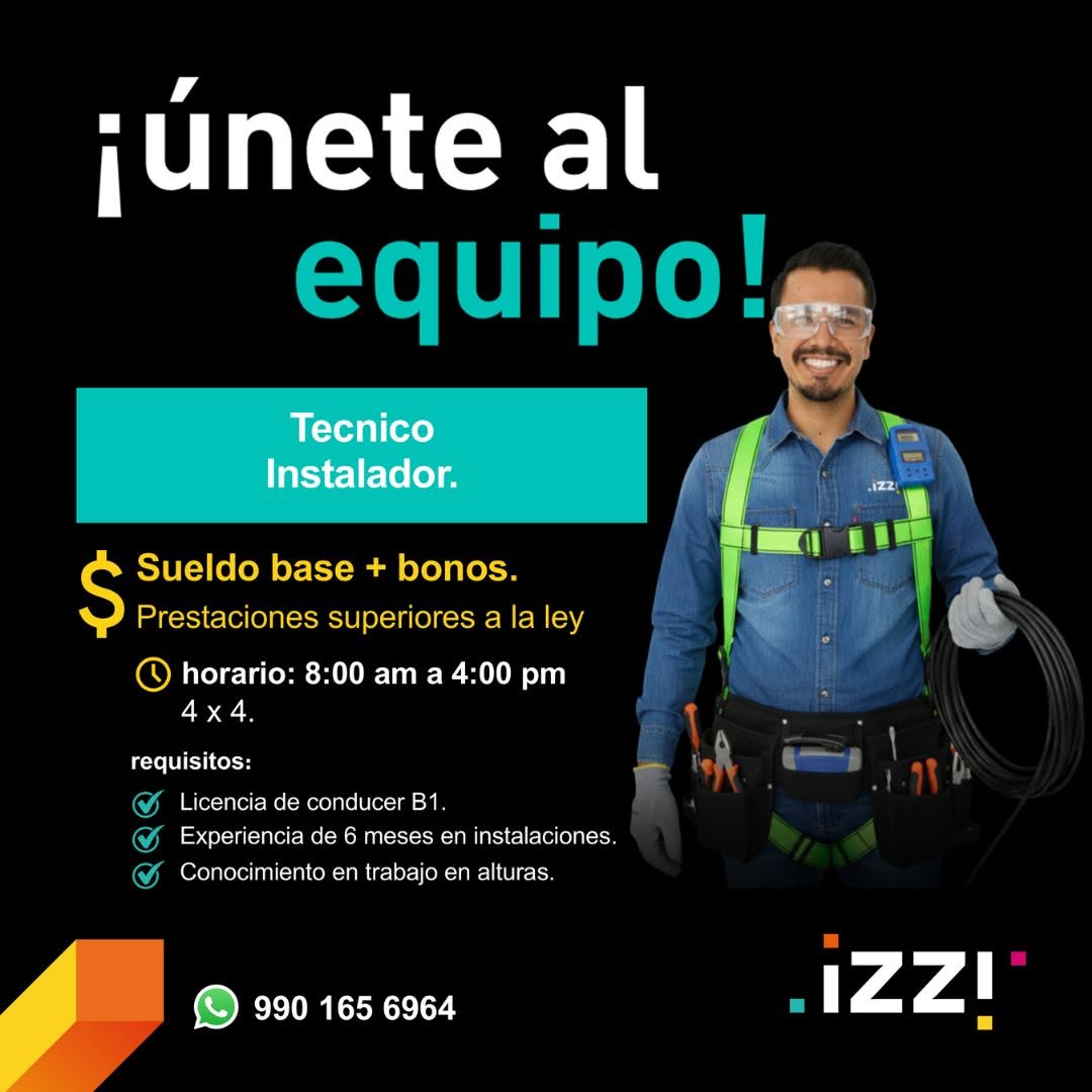 Técnico Instalador/a en Telecomunicaciones