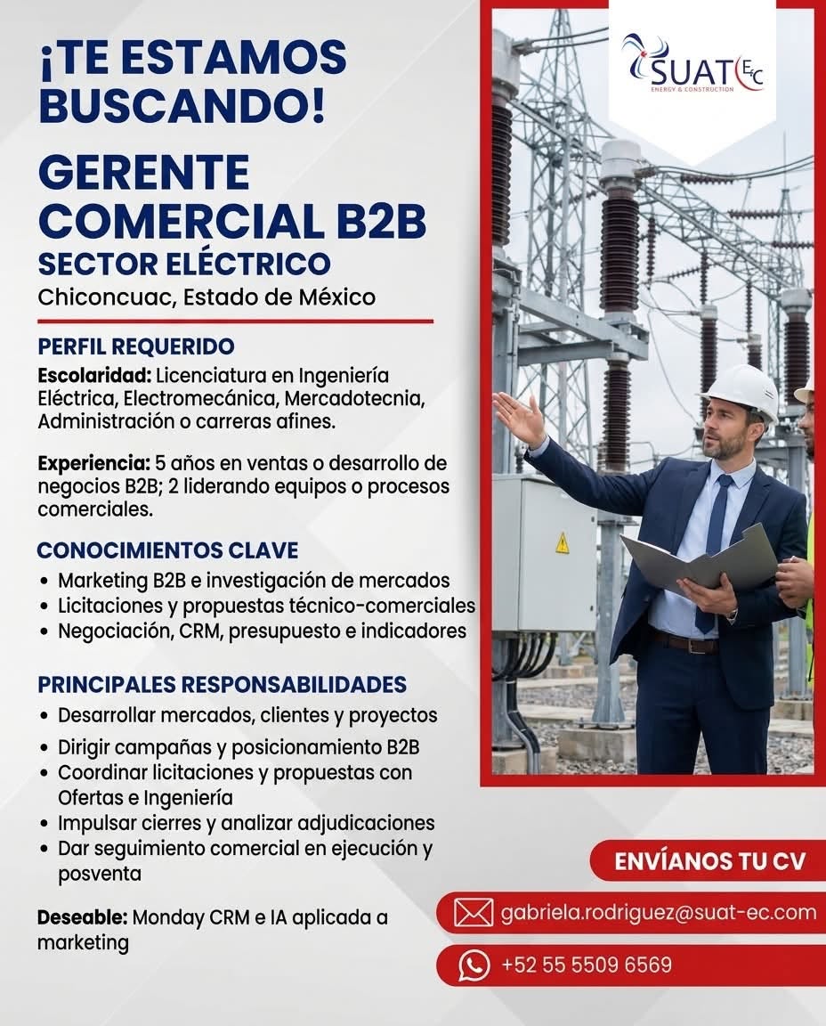 Gerente Comercial B2B