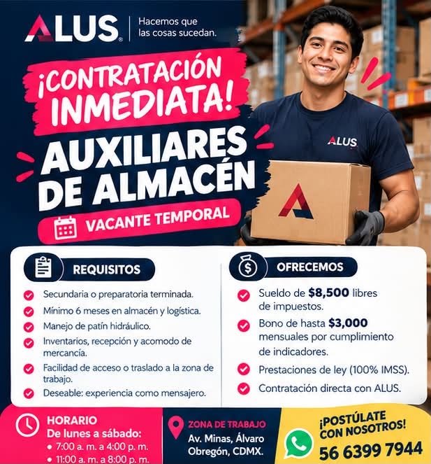 Auxiliar de Almacén
