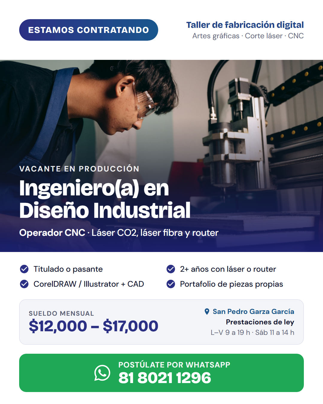 Ingeniero(a) en Diseño Industrial